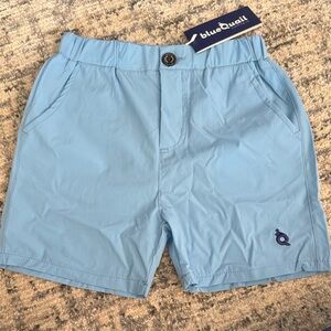 NWT Blue Quail boys size 8 Sky Blue Flat Front Shorts